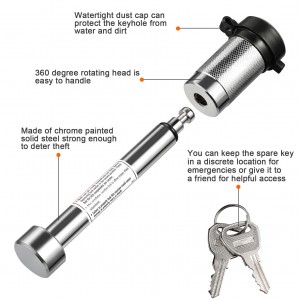 Factory Directly supply China High Quality Stainless Steel Trailer Hitch Lock