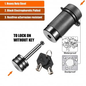 Competitive Price for China Heavy Duty 5/8″ Hitch Pin Receiver Lock