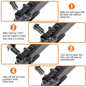 OEM Manufacturer China Yh1745 Custom 1/2 ” Trailer Parts Coupler Repair Kit Lock