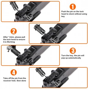 High definition China Shipping Container Lashing Semi Automatic Twist Lock